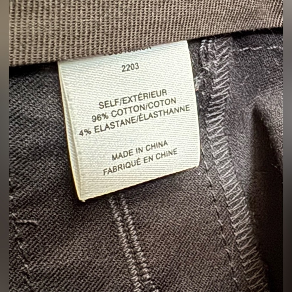 DEREK LAM 10 CROSBY ROBERTSON FLARE TROUSERS navy blue 6 - Picture 2 of 5